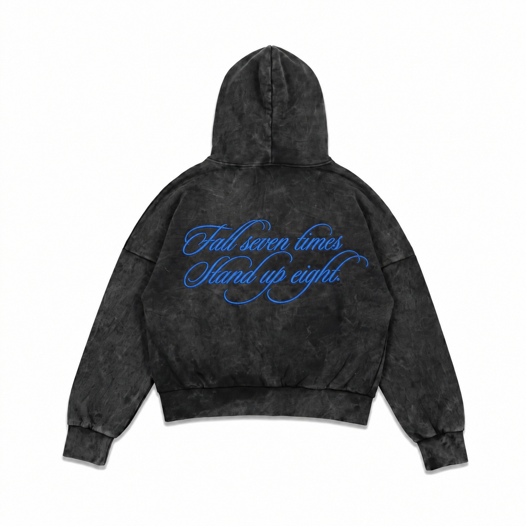 Mcd Snake Skin Zip-Up Hoodie - Blue