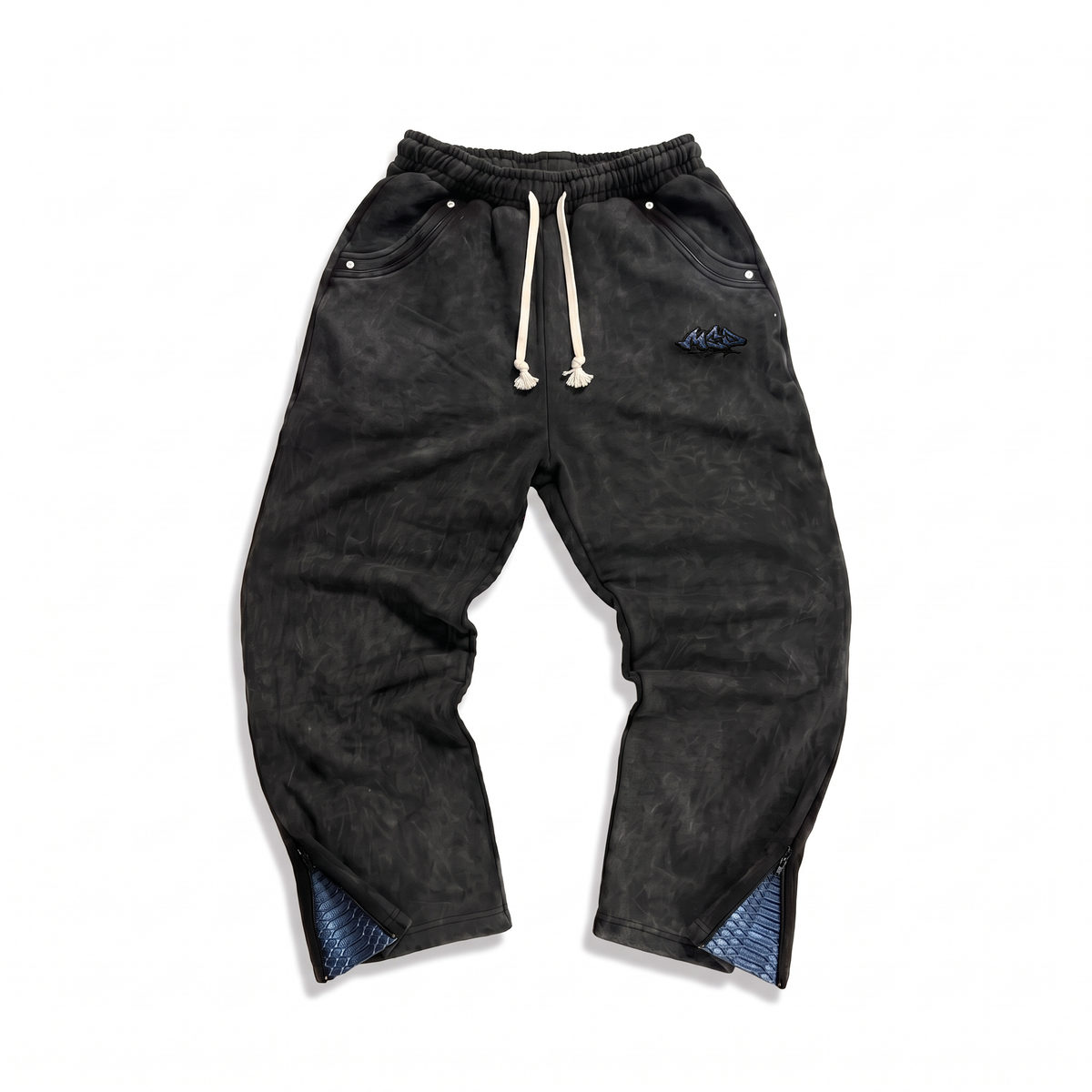 Mcd Snake Skin Sweatpant - Blue