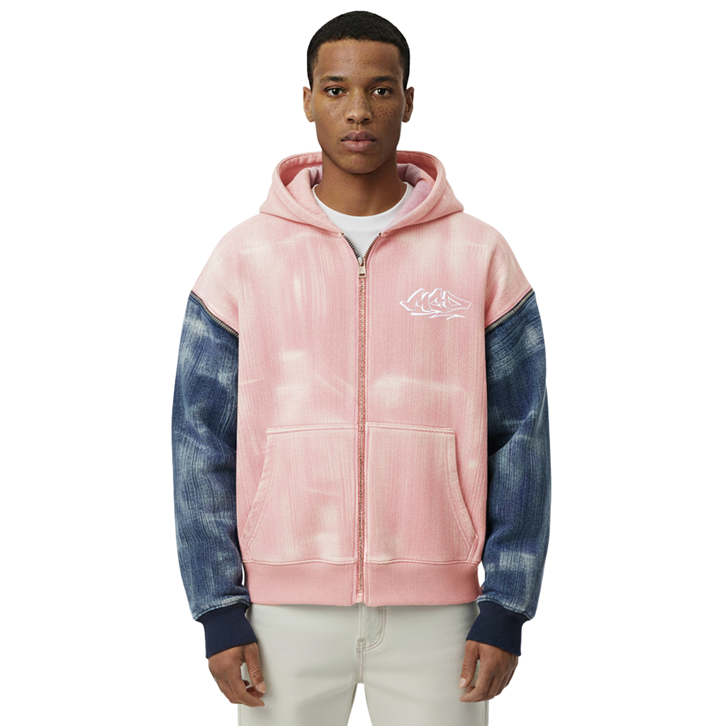 Mcd Zipper Midnight Blue Washed