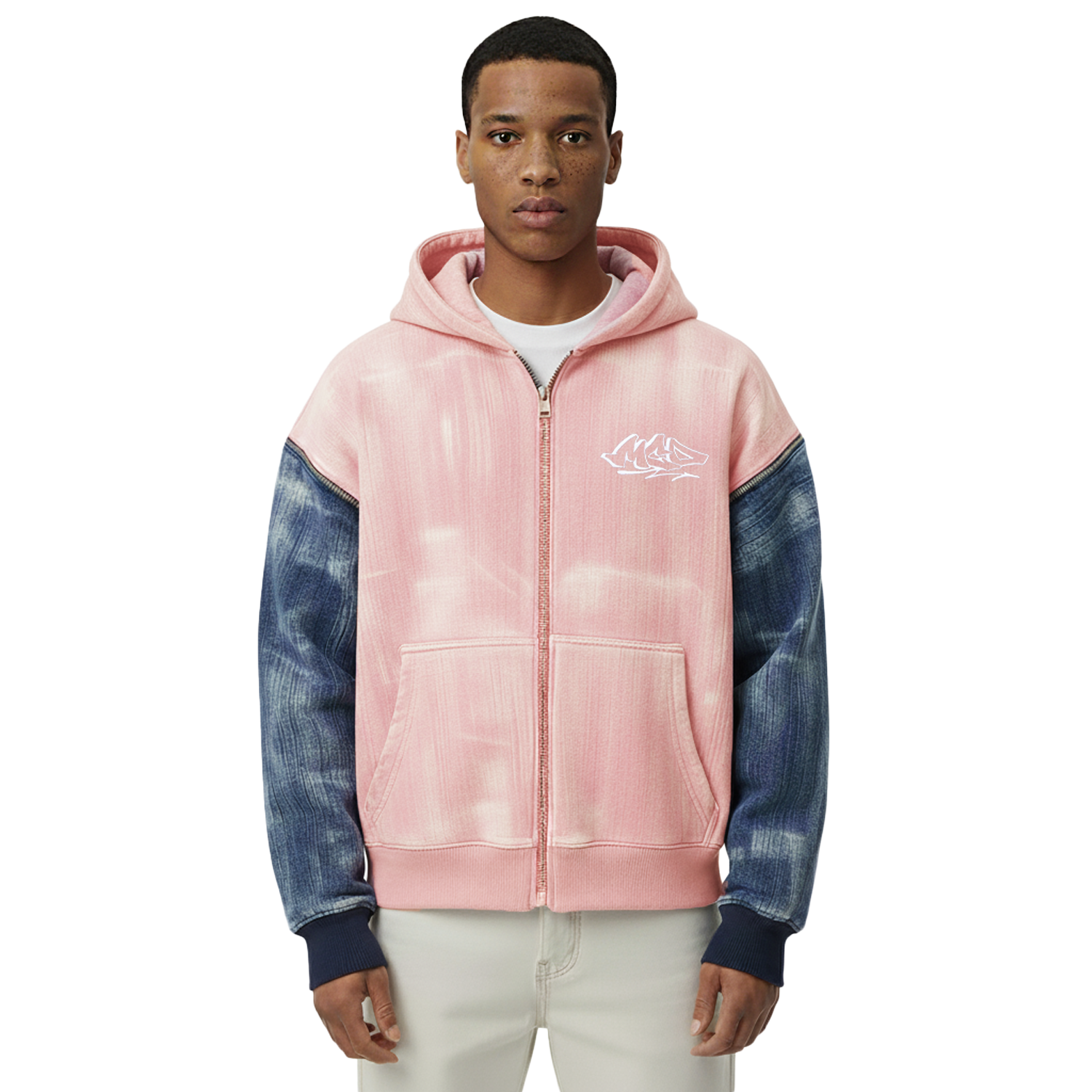 Mcd Zipper Midnight Blue Washed