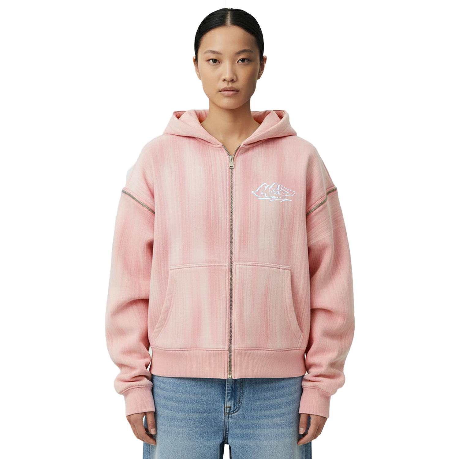 Mcd Zipper Pink Washed